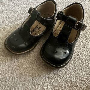 Black Patent Leather Footmates
